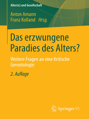 cover image of Das erzwungene Paradies des Alters?